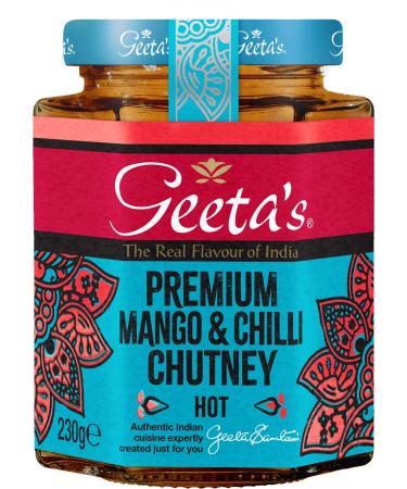Geetas Premium Chutney mangue & Piment - 230 g - Paquet de 1