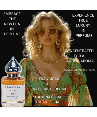 Frangipani Attar Absolute Essential Oil Perfume (Plumeria) 15 ml Vegan Clean Botanical Perfume Essence No Synthetics! All-Natural Alcohol-Free Cruelty-Free Phthalate-Free Paraben-Free Gluten-Free - Buy Online on GoSupps.com