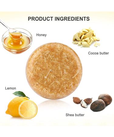 PHOGARY 2PCS Shampoo Bar Hair Soap Various Fragrances Natural Plant Essence Shampoo for Dry and Damaged Hair (Jasmine + Honey) - Buy Online on GoSupps.com