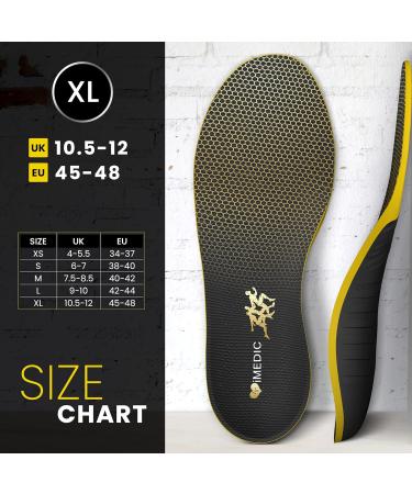 iMedic Premium Orthotic Insoles 2024 Mould XL UK 10.5-12 | Plantar Fasciitis & Arch Support for Men and Women - Buy Online on GoSupps.com