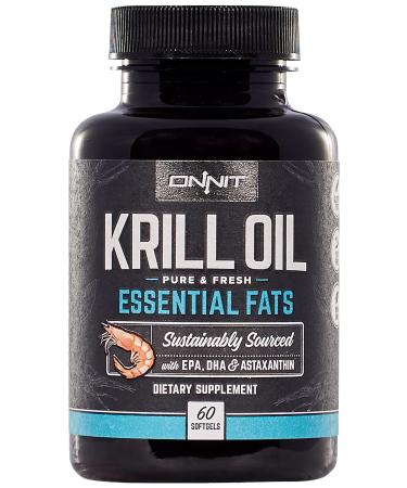 Onnit Krill Oil Essential Fats 60 Softgels