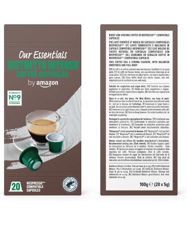 by Amazon Coffee - Nespresso - Intenso Capsules Assortment - 50% Arabica 50% Robusta Medium Roast - 80 pieces 4 pack - Buy Online on GoSupps.com