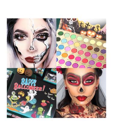 Face Painting Kit Halloween Makeup Set Lip Glaze Eye Shadow Contouring Set Stage Makeup Body Painting
