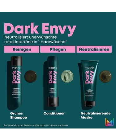 Matrix Dark Envy Conditioner for Dark Brown Hair | 300ml - Care & Sealing Effect | International Shipping Available - Buy Online on GoSupps.com