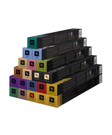 Nespresso Nespresso Original Discovery Assortment of 200 Coffee Capsules - Intensity 4 to 13 - Selection of 16 Coffees - Ristretto Espresso Lungo Americano