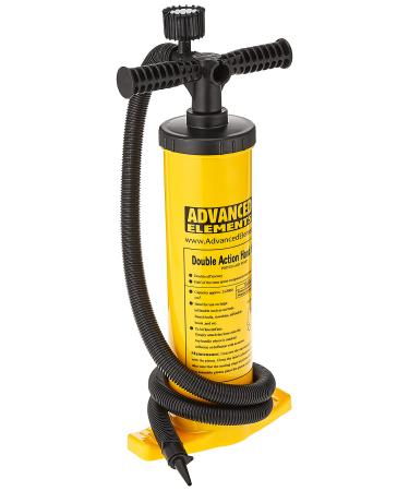 ADVANCED ELEMENTS Double Action Pump w/Pressure Gauge Yellow