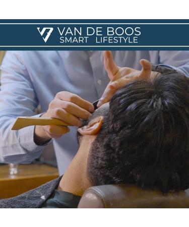 Buy Van de Boos Razor Set - Wooden Handle Alum Pencil Derby Blades Leather Etui Barber Knife for Precise Wet Shaving - Men's Grooming Essentials - Buy Online on GoSupps.com