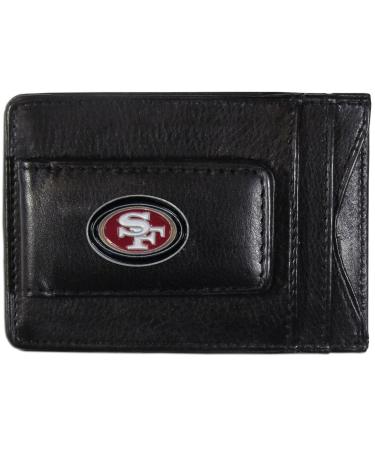 Siskiyou Sports NFL Leather Money Clip Cardholder San Francisco 49ers