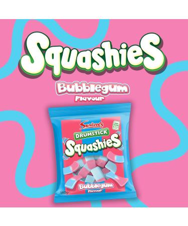 Swizzels Squashies Sweets - Bubblegum Flavour- Single Pack 140g 140g Pack - Buy Online on GoSupps.com