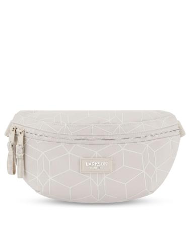 Larkson fell -out pocket women & men beige - Finn - hip bag for sports outdoor city - belt bag stylish for festival - crossbody bag with belt - water -repellent sand pattern