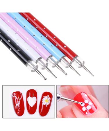 Kare & Kind 20x Nail Art Accessories - 15x Nail Art Brushes 5x Double Ended Sculpting and Dotting Pen - DIY Home Salon Professional Use - Also for Cake Decorating Crafting Clay Art Pottery - Buy Online on GoSupps.com
