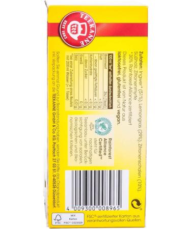  Teekanne GmbH & Co. KG Ginger Lemon Teapot Set of 12 - Buy Online on GoSupps.com