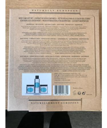 Naturally European Freesia and Pear Body Care Gift Set Nourishes and Protects All Skin Types Includes Shower Gel 120ml Body Scrub 100ml and Body Cream 100ml - Buy Online on GoSupps.com