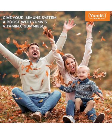 YumVs Vitamin C with Echinacea & Rose Hips - 60 Orange Flavor Jellies - Buy Online on GoSupps.com