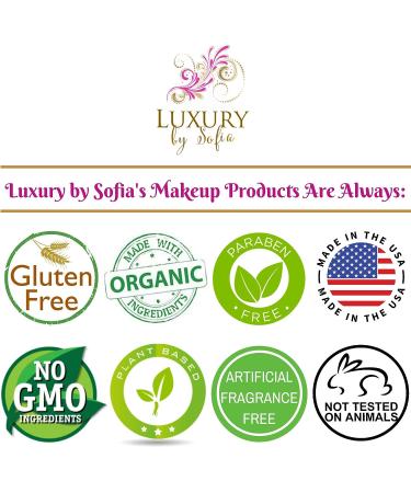 Luxury by Sofia Organic Eyeshadow - Blue Pearl | Natural Ingredients | Made with Organic Ingredients - Buy Online on GoSupps.com
