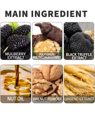 Black Brown Fruit Hair Wax Halloween Hair Coloring Cream Easy to Use Hair Root Dying Instant Coloring Hair Cream with Comb Fruit Essence Coloring Comb Natural Plant Fruit Hair Dye Cream - Buy Online on GoSupps.com