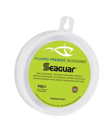 Seaguar Fluoro Premier 25-Yards Fluorocarbon Leader (50-Pounds), clear