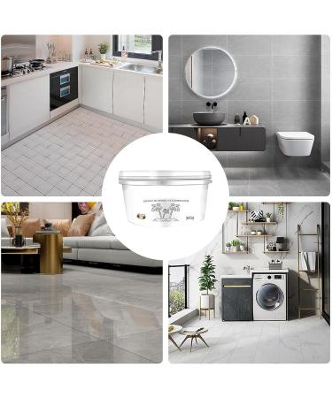 Polishing Tile Cleaner | 300g Oil Paste Multifunctional Floor Stains Remover - Ceramic Tiles Polishing Supplies for Detailing Kitchen Bathroom Laundry Room Huyath - Buy Online on GoSupps.com