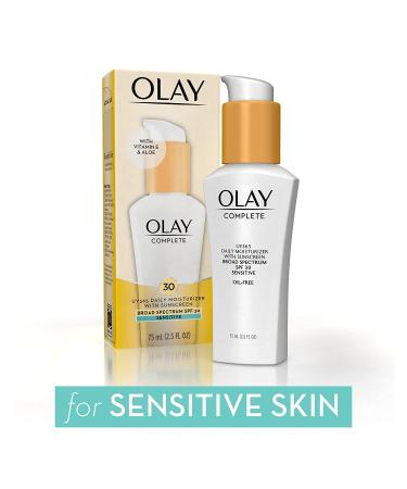 Olay Complete UV365 Daily Moisturizer SPF 30 for Sensitive Skin - 2.5 fl oz (75 ml) - Buy Online on GoSupps.com