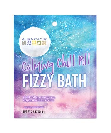 Aura Cacia Fizzy Bath Calming Chill Pill 2.5 oz (70.9 g)