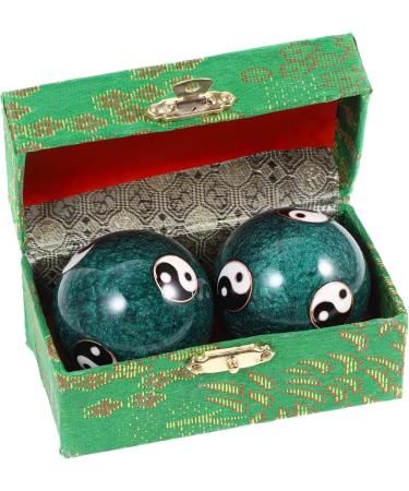Gatuida 6 Pack Health Massage Balls - Metal Stress Relief & Hand Training Balls for Adults - Strengthen Grip & Soothe Muscle Tension - Buy Online on GoSupps.com
