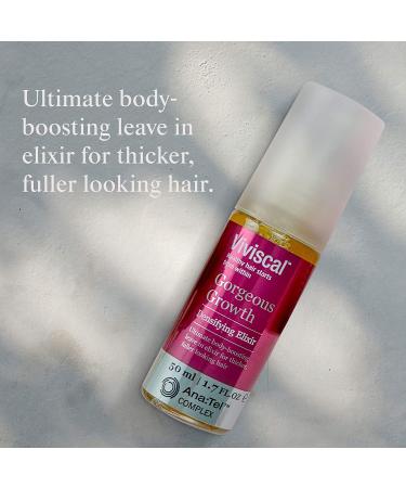 Viviscal Gorgeous Growth Densifying Leave-in Elixir 1.7 oz - Keratin, Biotin, Zinc for Thicker Fuller Hair - Ana Tel Proprietary Complex - Buy Online on GoSupps.com