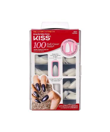 Kiss Long Stiletto Nails - 100 Count: Buy Online for Elegant & Durable Nail Extensions - Buy Online on GoSupps.com