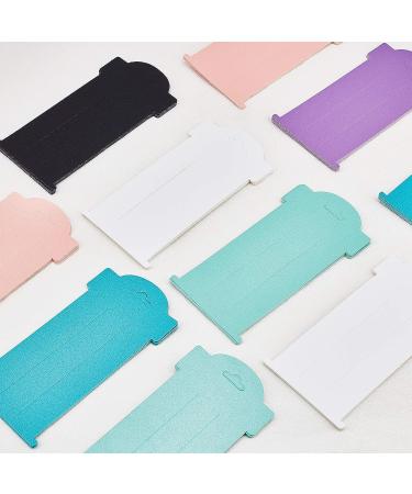 PandaHall 108pcs Hair Bow Cards - 6 Colors Rectangular Paper Cardboard Bow Holder for Hair Accessories Display - Buy Online on GoSupps.com