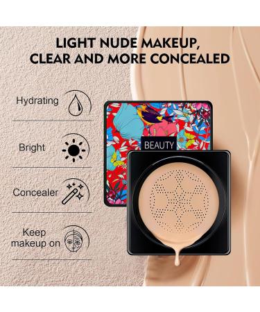 Mushroom Head Air Cushion CC Cream - Moisturizing Make-Up Concealer & Liquid Primer (20g - 1 Pack) | International Shipping - Buy Online on GoSupps.com