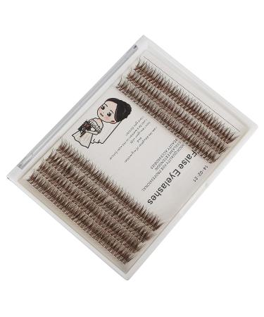 Bodermincer 231 Clusters D Curl Dark Brown Mink Lashes 14mm - Premium Individual Eyelash Extensions - Buy Online on GoSupps.com