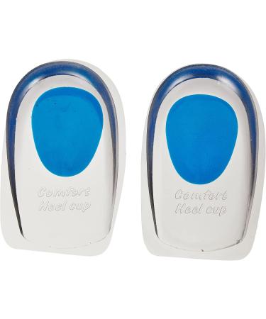 TechSmile Gel Heel Cushions - Plantar Fasciitis Support Pads for Shoes | Comfort & Pain Relief | 1 Pair - International Shipping Available - Buy Online on GoSupps.com