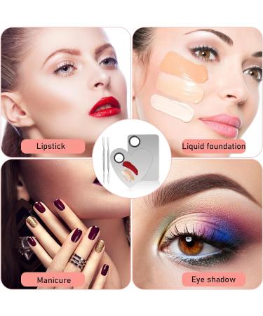 2 Set Makeup Mixing Palette Makeup Palette Mixing Palette Makeup Spatula Makeup Tools Foundation Kit Travel Makeup Palette Contouring Palette(Style 2) - Buy Online on GoSupps.com