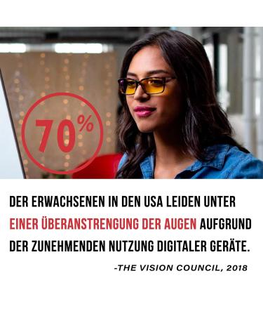 Gunnar Gaming Glasses Intercept - Onyx Frame Amber Lenses 65% Blue Light Protection 100% UV Protection +1.5 Strength - Premium Eye Care for Gamers - Buy Online on GoSupps.com