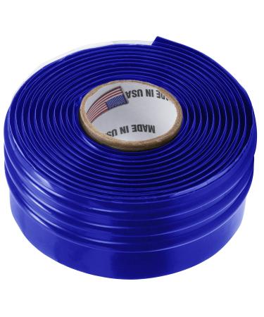 Silicone Rubber Grip Wrap for Tool Handles, Fitness and Sports Equipment - 1.7mm Thick Blue