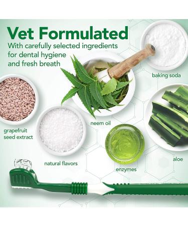 Vet's Best Enzymatic Dog Toothpaste - Dental Care Gel for Clean Teeth & Fresh Breath - Buy Online on GoSupps.com
