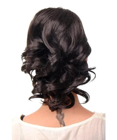 WIG ME UP JL-3023-3 Medium Wavy Hairpiece/Braid (35 cm) - Dark Brown | Elastic Band & Comb Included - Buy Online on GoSupps.com