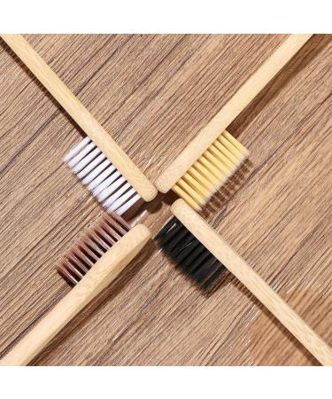 Aiolusmic 20 Count Kids & Adults Bamboo Toothbrushes | Soft Bristles, Eco-Friendly & Biodegradable | Colorful Manual Wooden Toothbrush Set - Buy Online on GoSupps.com