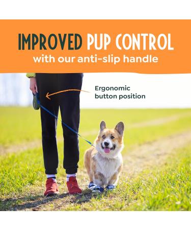 Strong Retractable Dog Lead 3m Long Extendable Dog Lead No-Tangle Dog Leash Dog Leads for Small Dogs/Medium Dogs Soft-Grip Anti-Slip Brake Anti-Twist Extending Dog Lead - Buy Online on GoSupps.com
