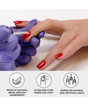 EMMA Beauty Top Coat Treatment - 0.44 fl. oz. | UV/LED Light Cure Gel Polish - Buy Online on GoSupps.com