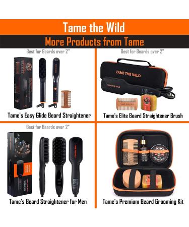 Tame the Wild Heat Protectant Spray - Large 8.5 Fl Oz Bottle - Hair & Beard Thermal Protector with Argan Oil, Keratin & Aloe - Buy Online on GoSupps.com