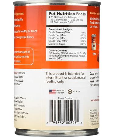 Fruitables Pumpkin Digestive Supplement for Dogs - 15 oz Healthy Fiber Nutrition - Buy Online on GoSupps.com