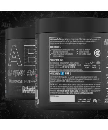 Applied Nutrition ABE Pre Workout Bundle: 375g Powder + 2.5LT Matt Black Jug | Tropical Flavor for Energy & Performance - Buy Online on GoSupps.com