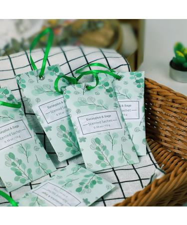 SCENT-HI Premium Eucalyptus Sage Fragrance Bags - 14 Bags for Clothing Drawers Rooms & Cars | International Shipping - Buy Online on GoSupps.com