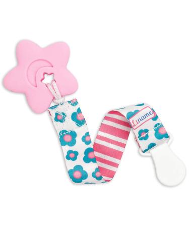 Liname Neutral Pacifier Clip - 3 Pack Binky Holders for Boys & Girls - Pink Owls Design - Baby Pacifier Holder - Buy Online on GoSupps.com