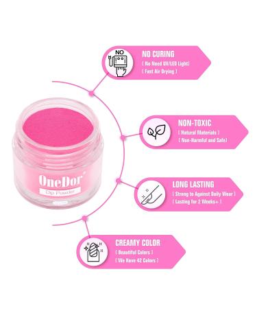 OneDor Nail Dip Dipping Powder - Pro Collection Acrylic Color Pigment Powder (1 Oz) - Buy Online on GoSupps.com