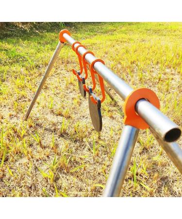 TOAAOT Steel Target Hanger DIY Stand Kit for 1 Inch EMT Conduit | Hang & Hook Target System with 4 Hangers & 2 Brackets - Buy Online on GoSupps.com