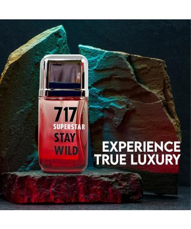 717 Superstar Sensual Woody Fragrance for Men | Long Lasting Cologne Aromatic Scent Eau de Parfum Natural Spray - Great Holiday Gift 3.4 Fl Oz/100 Ml - Buy Online on GoSupps.com