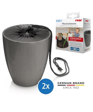 Reer Plant Protection Net Value Pack - 2 Pieces for Flower Pots Up to 30 cm - Prevents Kids from Eating Potting Soil - Buy Online on GoSupps.com