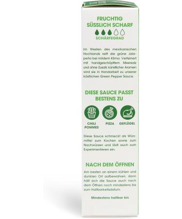 Mexican Tears - Green Pepper Sauce Hot Sauce 100ml Chilli Sauce  - Buy Online on GoSupps.com