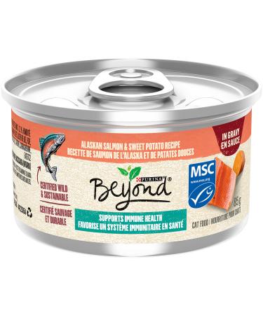 Beyond Wet Cat Food Alaskan Salmon & Sweet Potato in Gravy - 85 g Can (12 Pack)